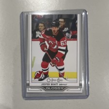 Upper Deck Series 1 O-Pee-Chee Glossy Jesper Bratt #OG-5 Devils Card 2025-26