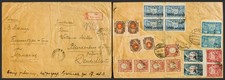 Russie. SUR Yvert 128(5), 149(2), 162(4), 163(2). 1922. Différentes valeurs d...