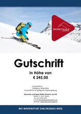 245 EUR voucher for ski school snowboard & sport Warth am Arlberg in Austria