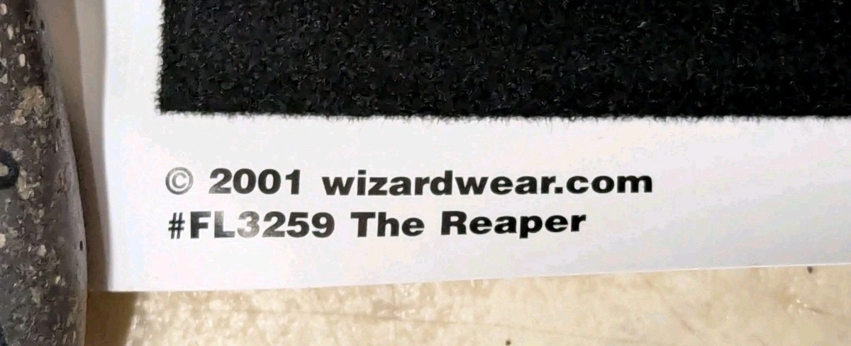 2001 Starmakers Rising Black Light Poster - THE REAPER FL3259 - 35