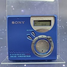 Sony Portable MD Minidisc Player Recorder MZ-NF610 NetMD Walkman UNTESTED