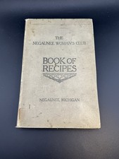 Negaunee Michigan Women's Club Regional Hardback Vintage Cookbook