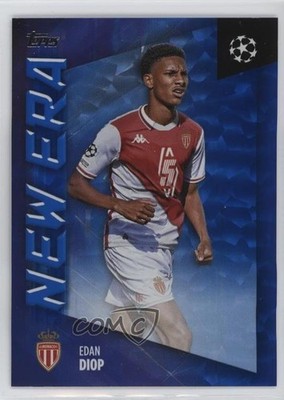 2024-25 UEFA Club Competitions New Era Icy Blue 48/75 Edan Diop Rookie RC 0n64