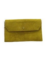 L.K. Bennett Women's Bag Green 100% Suede Clutch