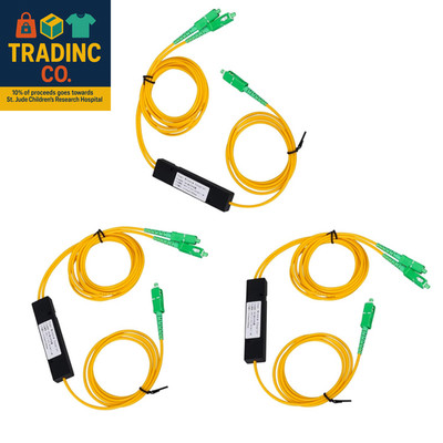 SC APC 1X2 Singlemode Fiber Optical Splitter Fused Fiber Splitter SC/APC 1:2 Fib