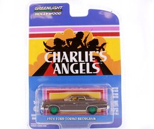 GREEN MACHINE 1974 Ford Gran Torino Brougham, Charlie's Angels - Greenlight