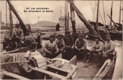 CPA LE HOURDEL Warten auf die Flut (25142)