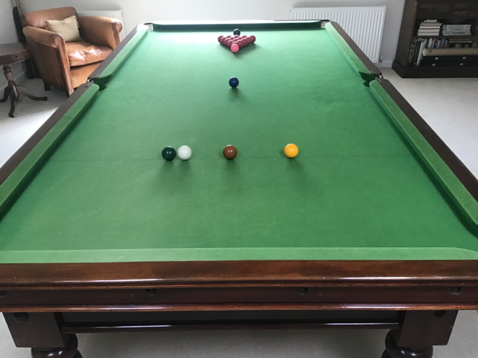 Snooker Table 3/4 size, 9ft 5 in x 5ft 1in, playing surface 8ft 9in x