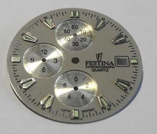 PIECE HORLOGERIE CADRAN DE MONTRE FESTINA CHRONOGRAPH QUARTZ DATO