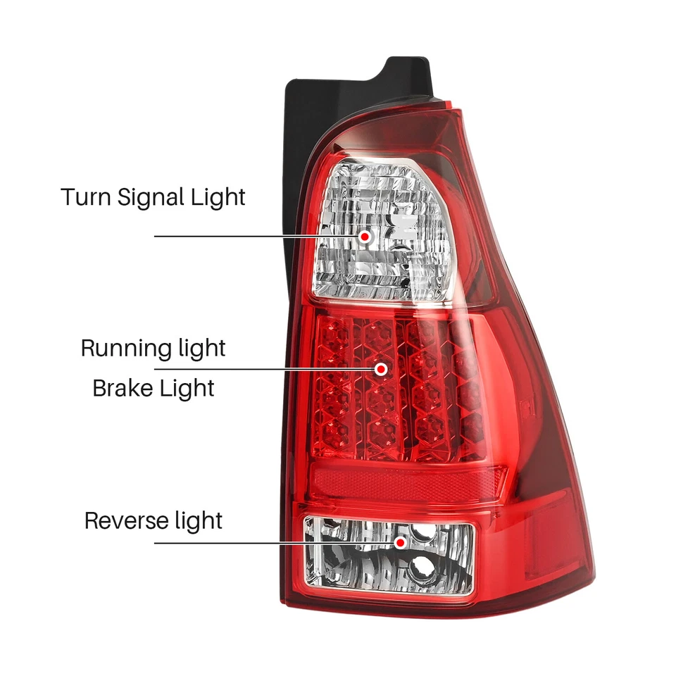 For Toyota 4Runner 2006-2009 Rear Lamps Tail Light Left Driver+Right Passenger - Изображение 2 из 4