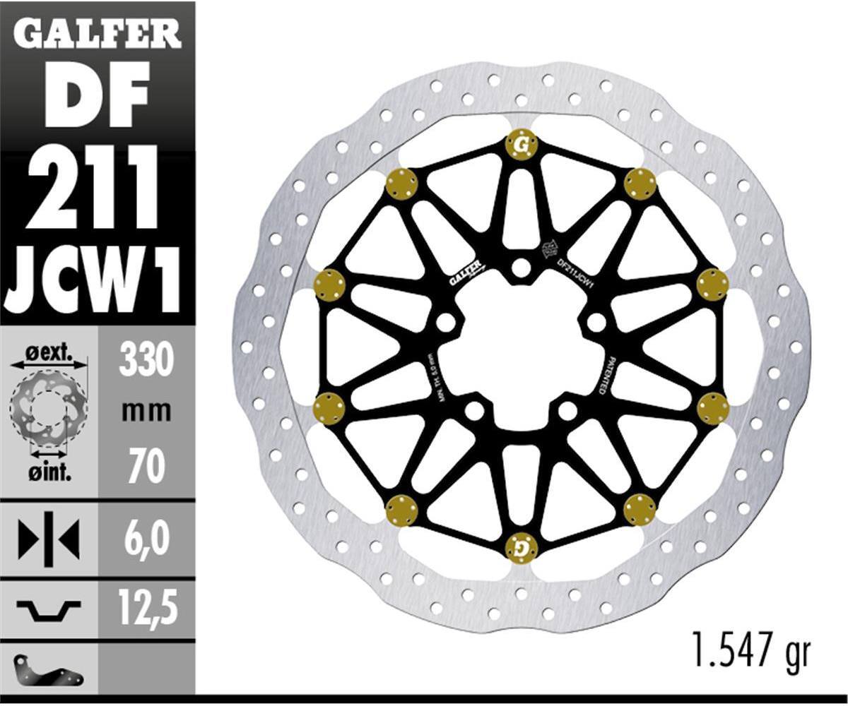 Galfer Front Brake Disc WAVE FLOATECH 330X6MM (FRONT) KAWASAKI ZX 10R SE 2018