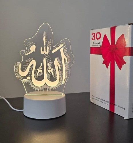 Ramadán Decoración de Mesa para Hogar 2025 Ramadán Luces LED, Enchufable Luz de Noche - Imagen 2 de 13