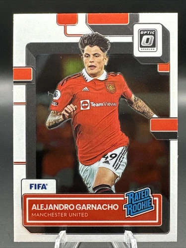 2022-23 Donruss Optic RATED ROOKIE Holo Prizm ALEJANDRO GARNACHO #199 Manchester
