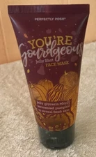 NEW Perfectly Posh ~ YOU'RE GOURDGEOUS Gorgeous Face Mask Jelly Glycerin Pumpkin