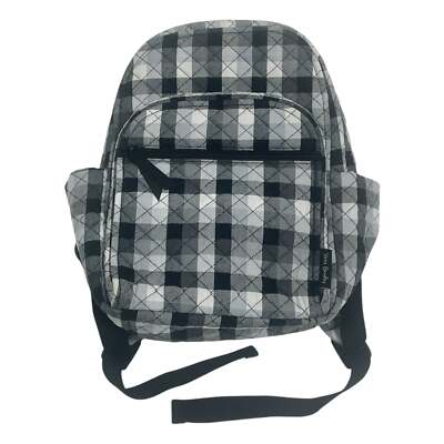 Vera Bradley Plaid Quilted Backpack Vera Bradley GINGHAM PLAID Quilted Essential Large Backpack  main image 4