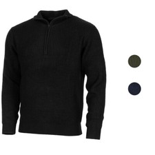 MFH BW Isländer Pullover Troyer Arbeitspullover Marine Arbeitstroyer Strickpulli
