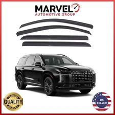Out-Channel Window Visor Rain Guard Deflectors for Hyundai Palisade 2020-2024