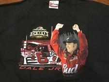 2004 Vintage Nascar DALE EARNHARDT JR  Daytona 500  Shirt XL NIP Dead Stock Bud