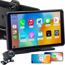 AMTIFO A28 Wireless Portable Car Play 7" TouchScreen - GPS - Backup Camera...