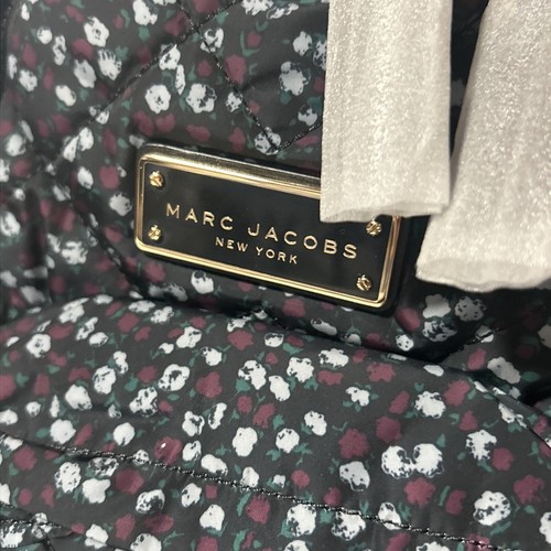 🐼💦 Marc Jacobs 🐼💦 Rucksack gesteppt Nylon bedruckt Blau Mirage Tasche 🐼 GB35o4 - Bild 7 von 9