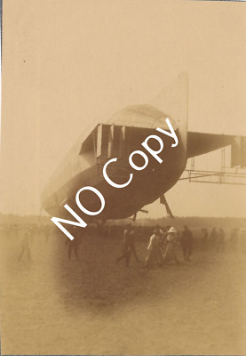 Foto Zeppelin Luftschiff LZ 11 Victoria Luise Besuch Königin 1912 X153