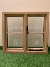 Window Double Glazed Windows Traditional Cottage Style Solid Oak 900mm x 900mm