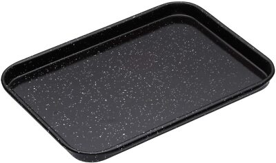MasterClass Small Baking Tray, Scratch Resistant Vitreous Enamel and Induction S