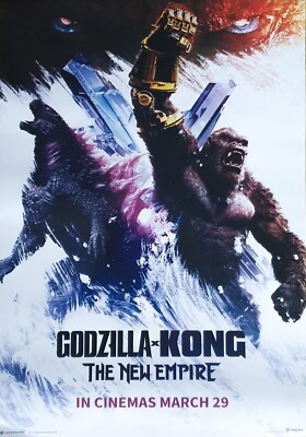 Godzilla x Kong The New Empire Cineworld Exclusive UK Cinema Promo Poster A3