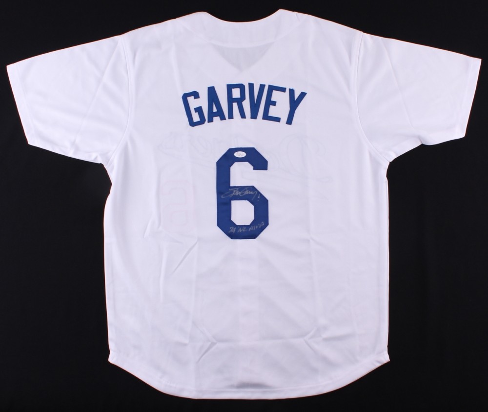 Steve Garvey Autographed Signed Los Angeles Dodgers Dodgers Jersey Inscribed "74 NL MVP" (JSA Hologram) 