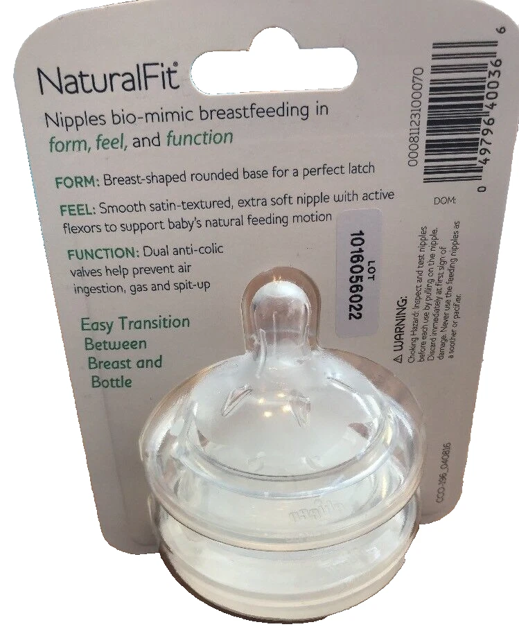 Válvula anticólicos Chicco Natural Fit 3M 2Pk flujo medio satinado texturizada bioimitación Foto 3 de 3