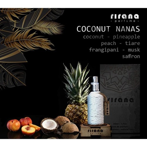 Nuovo Rirana Parfume EDP Eau de Parfum 1,7 once (50 ml) Coconut Nanas spedizione gratuita - Foto 2 di 4