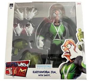TOYCOLLECTR/PremiumDNA Earthworm Jim Green and Black exclusive action figure