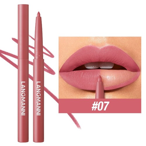 12 Colors Matte Lip Liner Pen Natural Contour Matte Lip Stain Makeup Tool - Picture 15 of 20