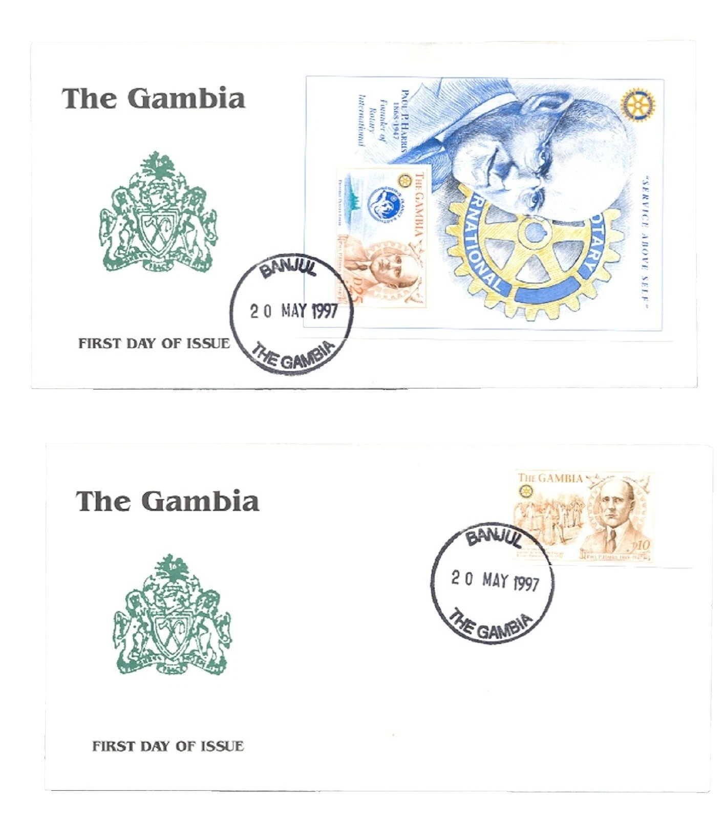 First Day Cover Gambia Stamps (1965-Now)