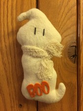 Handmade Primitive Fabric Cute Ghost Bowl Filler Ornament Decor