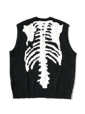 トップス Kapital 5G Cotton Knit Bone vest archive Kapital 5G cotton knit BONE vest (time sale) | eBay