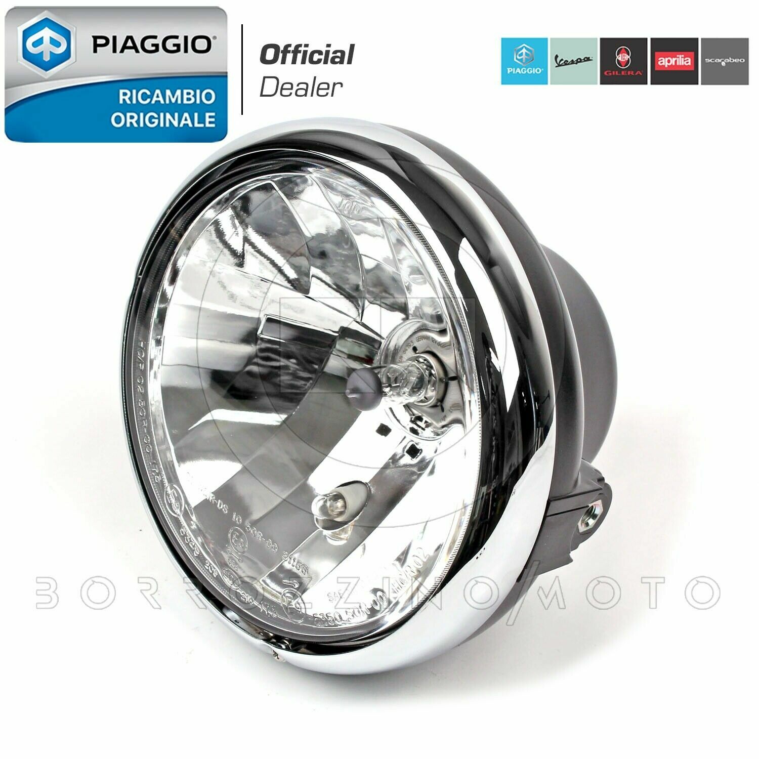 FARO FANALE ANTERIORE COMPLETO ORIGINALE PIAGGIO BEVERLY CRUISER  