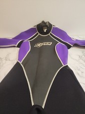 Womens Ho Sports Wetsuit Surf Swim Watersports Suit Size 9/10 Black Purple