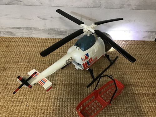 Big Jim Helicopter, weiß mit Scheinwerfer, Hubschrauber Top erhalten siehe Fotos - Bild 14 von 17