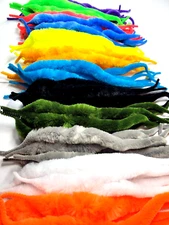 MAGNUM'S DRAGON TAILS - 8 inch - Fly Tying Materials - 14 Colors - Tarpon Toads