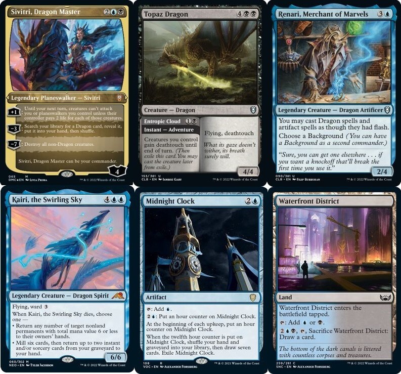 MTG Commander EDH Deck Sivitri, Dragon Master 100 Magic Cards Custom Deck - NM