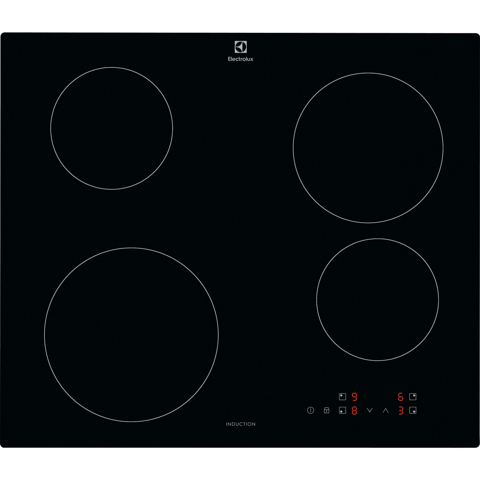 Electrolux Piano Cottura Induzione CIB60424CK | 4 Fuochi Vetroceramica 60cm Nero