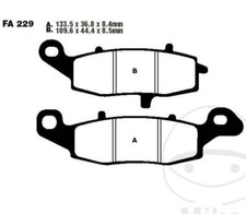 EBC Bremsbel&auml;ge FA229V f&uuml;r Kawasaki KLR ZR VN GPZ ER-6N ZR-7 C D B E F H J FI S