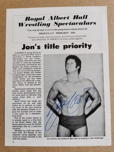 UK Wrestling SIGNED Men x 9 Kowalski/Maxine/Cortez/Curry/Exorcist etc - Picture 6 of 10