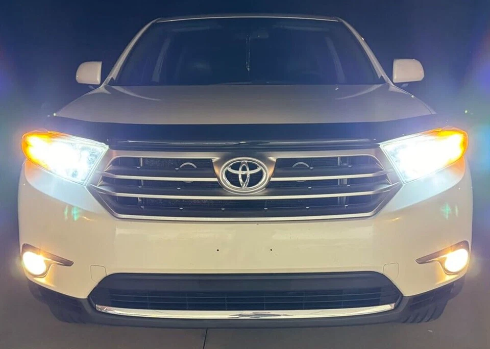 Protector de capó BugFlector deflector protector contra insectos para Toyota Highlander 2011-2013 Foto 2 de 3