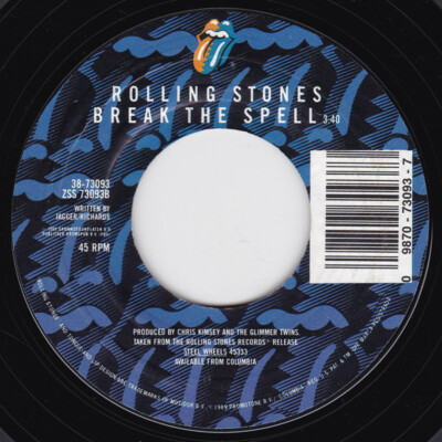 The Rolling Stones Almost Hear You Sigh Vinyl Single 7inch Rolling Stones Rec