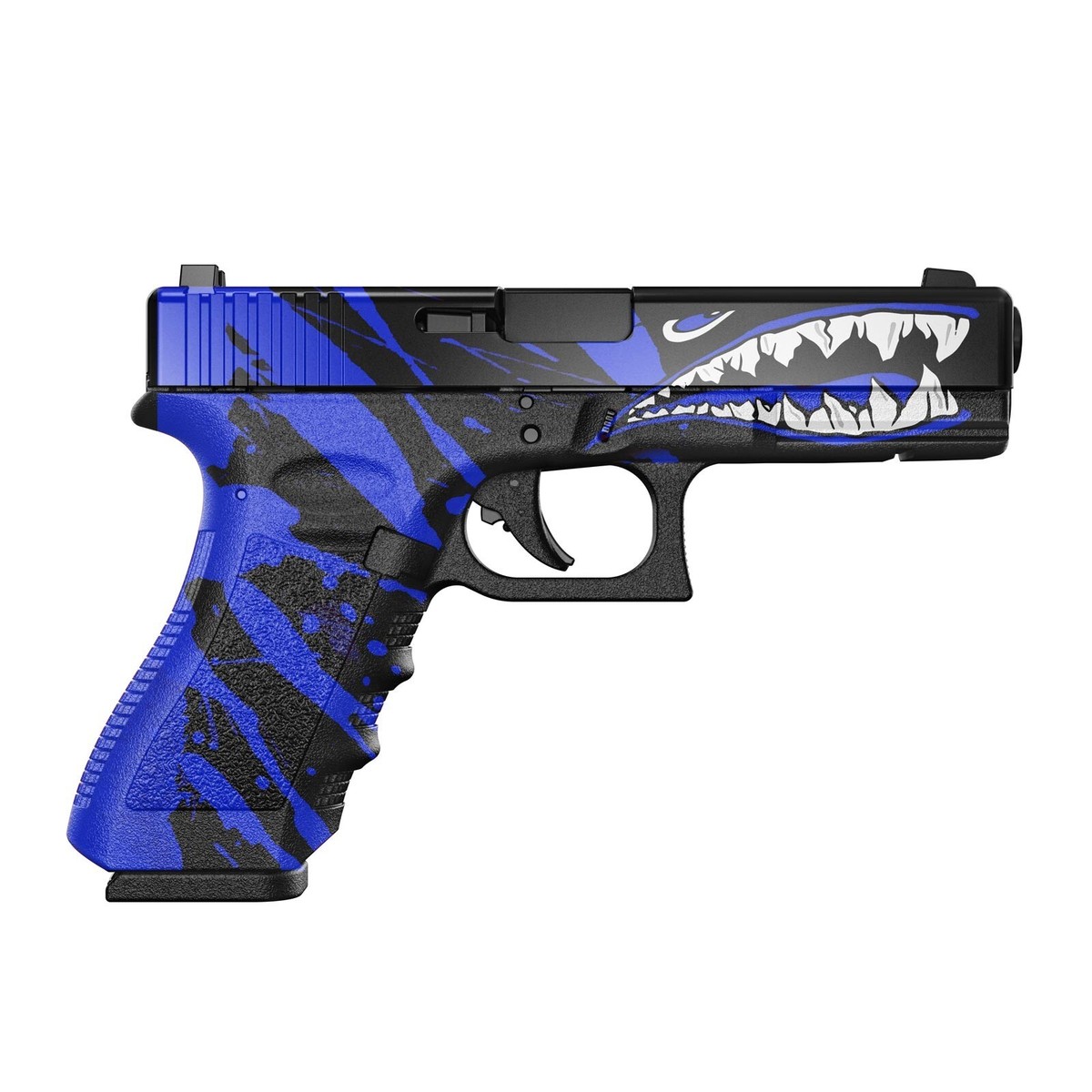 Pistol Skin Vinyl Decal Camo Wrap for Glock - Blue Shark | eBay