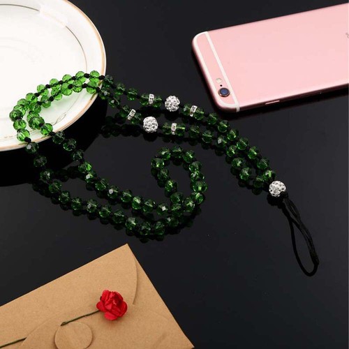 Lanyard Crystal Beads Chain Neck Strap Mobile Phone Lanyard Mobile Phone Strap - Zdjęcie 6 z 16