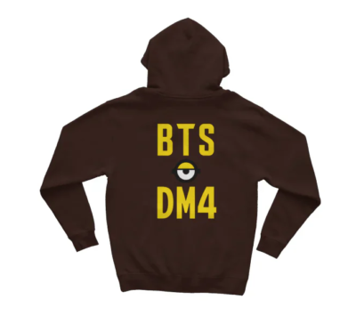 BTS x Minions Despicable Me 4 Collab Hoodie (Brown) Size Small | eBay