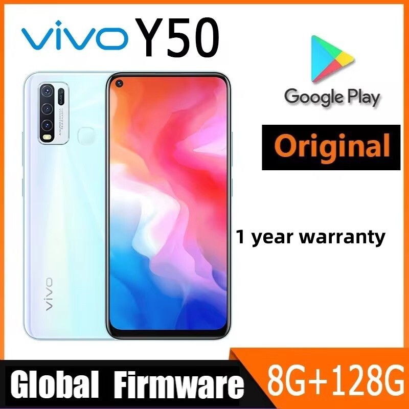 Vivo Y50 Dual SIM 128GB+8GB 5000mAh 4G Unlocked Android Smartphone